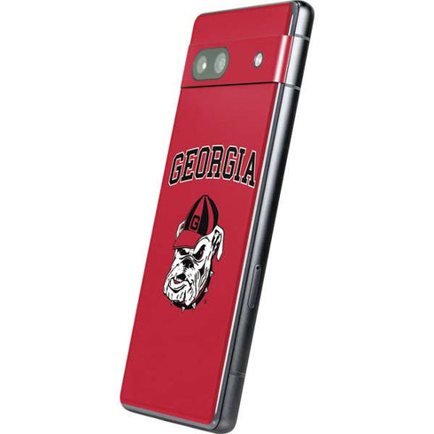 University of Georgia Bulldogs Logo Google Pixel 7a Skin